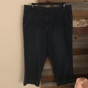 JAG Jean pull on crop jean